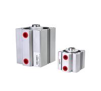 PRXFRWOW 1 Uds Cilindros neumáticos de Aire compactos SDA 16/25/32/40mm diámetro 5/10/20/30/40/50mm(Stroke 10mm,SDA40 (Bore 40mm))