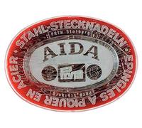 Prym 24347 Alfileres Aida no.6acero plat.3,5mm/0,60, Acero aleado, Plata, 30 x 0,60 mm, silberfarbig, 25 g, Dos