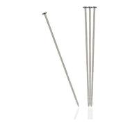 Prym 024192 - Alfileres (0,60 x 34 mm, 500 g, caja de plástico, acero, 34 x 0,6 mm), color plateado