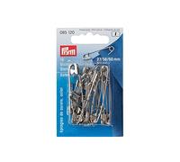 Prym Safety Pins, poliéster, Black, 27/38 / 50 mm, Schwarz, 18 Stück, KTE