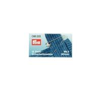 Prym 85222 Imperdibles 3 Color Plata 50mm 12uds, Acero aleado, Plateado, 50 mm