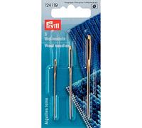 Prym Agujas De Lana Y Tapiz 3 Piezas, Dorado/Plata