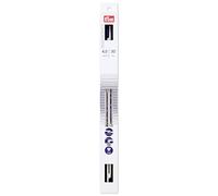 Prym Ergonomics 12" Single Point, 4 mm, 2 Count Knitting Needles, One Size, Alabaster White 190 304 Aguja de Punto ergonómica para Tejer 30 cm, Sintético, Blanco, Talla única, 2