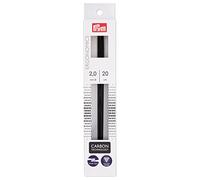 Prym 194220-1 Agujas de Tejer, Negro, 2 mm