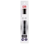 Prym 194222-1 Agujas de Tejer, Negro, 3 mm