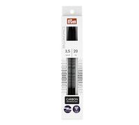 Prym 194223-1 Agujas de Tejer, Negro, 3,5 mm