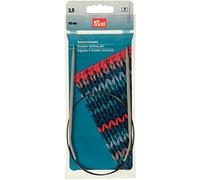 Prym Rundstricknadeln ALU 60 cm 3,50 mm Grau Agujas Redondas, Aluminio, Gris, 3,5 mm