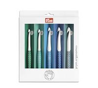 Prym 218441-Juego (7-12 mm) 218441-1 Agujas de Ganchillo para Lana (7,00-12,00 mm, 1 Juego), Blanco, 12 mm