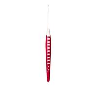 Prym 218484-Aguja ergonómica para Ganchillo (Lana, 16 cm, 3,50 mm), Color Rojo Gancho de Crochet, Gray, talla única
