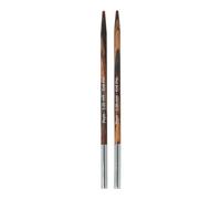 Prym Rundstricknadelspitzen Natural Farbig Kurz 8,7 cm 3,00 mm Agujas Redondas, Madera, Multicolor, 3,0 mm