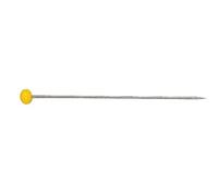 Prym 29116 Alfil+Cab.Vidrio 48x0,80mm Col.surt.300g, Acero aleado Vidrio, Yellow, 48 mm x 0,8 mm