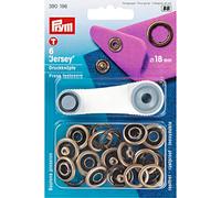 Prym 390196-1 Non-Sew Press Fastener, Metal, Old Brass, 18 mm