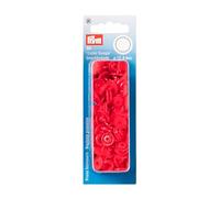 Prym 393101-1 Apretar Botones, Plastic, Rojo Claro, 12,4 mm, 30