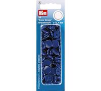 Prym 393116-1 Sujetadores A Presión, Plastic, Azul Real, 12,4 mm, 30