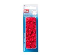 Prym 393138-1 Apretar Botones, Plastic, Rojo, 12,4 mm, 30
