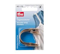 Prym 401170 - Juego de 4 abrazaderas para tirantes Beige