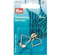 Prym 416127 Gold Steel Hook, Poliéster, 15 mm, goldfarbig, 1 Stück