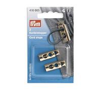 Prym 416665-1 416665-1 Tapón de Cable, Metal, Oro Nuevo, 9,7 x 26 mm, 2