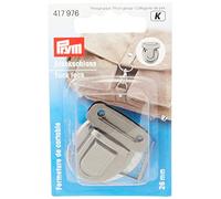 Prym 417976-Cerradura (26 mm), Color Plateado Accesorios para Manualidades, Metal, Plata, 26x,5 cm