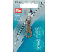 Prym 482411 Fashion Zipper Pullers Eyelet, Metal, Antique Brass, 9.3 x 5.7 x 0.7 cm
