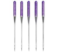 Prym Agujas para máquina de coser Microtex microfibra poliéster neopreno 130/705 H-M Acero, Plata, 130/70, No. 60-80 154940