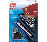 Prym Ojales 542400 de latón, color plata, 4 mm