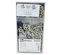 Prym 542420-1 Ojales y Arandelas, 5,0 mm, Color Plateado, Plata, 5 mm