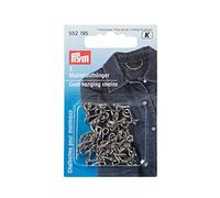 Prym 552195, Cadenas para colgar abrigos, plateado, 3 piezas