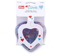 Prym Clips para tela – azul, morado y rosa – talla única