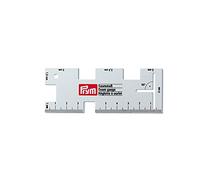 Prym 610736 Saummaß, Metall, 14,8 x 7,2 x 2,5 cm Medidor de Costuras, Metal, Metálico, 14.8 x 7.2 x 2.5 cm