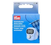 Prym 611883 Contador automático de filas - Contador mecánico de punto y ganchillo, azul claro, 1 unidad