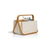 Prym 612563 Fold and Store Basket, Bambú, Natural, 45 x 27 x 37 cm