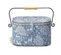 Prym 612656 Woodland - Cesta para coser (tamaño L),