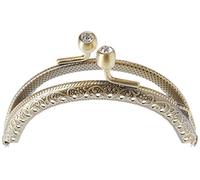 Prym 615170 Lorena-Cierre de Bolsillo (latón Envejecido) Bolsa Abrochador, Metal, Gold, One Size, 3