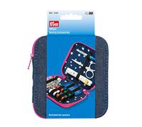 Prym Estuche costurero 651242 vaquero cremallera fucsia 1 pz