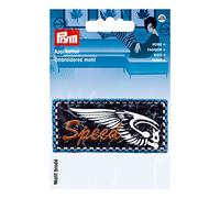 Prym 922014 Aplicación Label SPEED negro/gris/azul