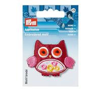 Prym 923101 Aplique búho rojo, Mittel