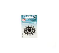 Prym 926681 Aplique ojo negro/plateado