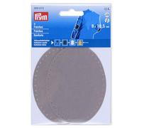 Prym 929013 - Parches de ante sintético (8 x 10,5 cm), color gris