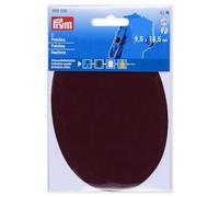 Prym 929035 - Parches de ante sintético (9,5 x 14,5 cm), color rojo oscuro