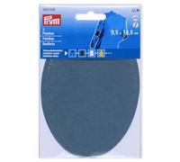 Prym 929038 - Parches de ante sintético (9,5 x 14,5 cm), color azul vaquero