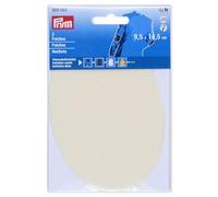 Prym 929043 - Parches de ante sintético (9,5 x 14,5 cm), color blanco