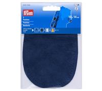Prym 929356 Parches de ante para coser, 10 x 14 cm, azul marino