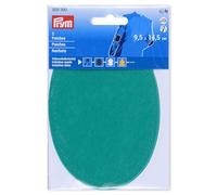 Prym 929390 - Parches de ante sintético para planchar, 9,5 x 14,5 cm, color menta