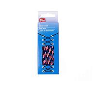 Prym 974942 - Cordones redondos para exteriores (5 x 1200 mm, poliéster, 5 x 120 cm), color azul, rojo y blanco