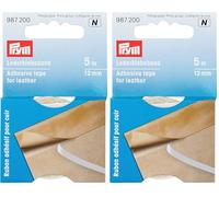 Prym 987200 Adhesive Tape for Leather 12 mm (Paquete de 2)