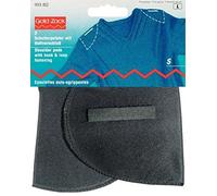 Prym 993812 Schulterpolster Halbmond Haftverschluß PA Hombreras con Cierre de Velcro Negro S, Textil, S 125 x 100 x 12 mm, Schwarz, 2 Stück, 2