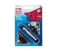 Prym Abrochador, Metal, Altkupfer, 15 mm, 10 Stück