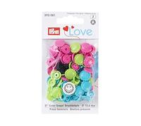 Prym Abrochador, Turquoise/Apple Green/Bright Pink, 12 x 7 x 2 cm, 21