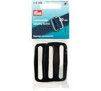 Prym Adjusting Buckles, Black, Talla única